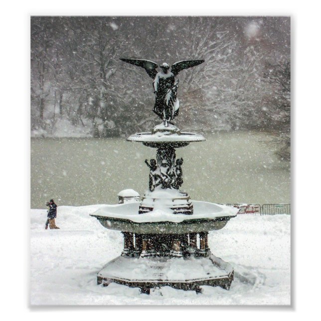 Bethesda Fountain and angel Photo Print (Front)