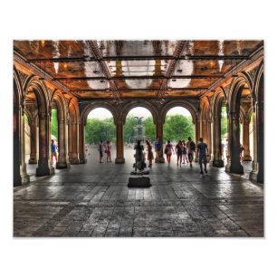 Bethesda Fountain and Promenade Photo Print