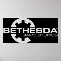 Bethesda Game Studios Logo Grey