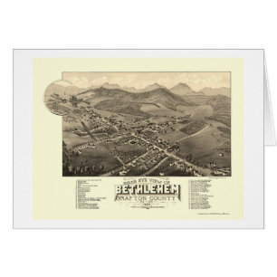 Bethlehem, carte panoramique de NH - 1883