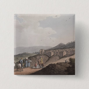 Bethlehem in Palestine, View of the Principal Part 2 Inch Square Button