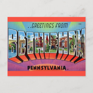 Bethlehem PA Postcard