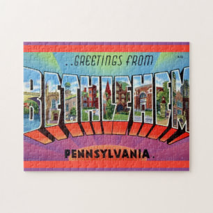 Bethlehem PA Postcard Jigsaw Puzzle