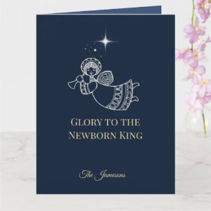 Bethlehem Star Angelic Proclamation Card