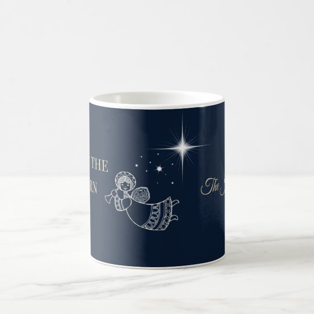 Bethlehem Star Angelic Proclamation Coffee Mug (Center)