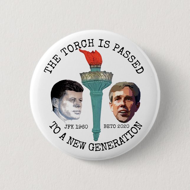 Beto 2020 2 inch round button (Front)