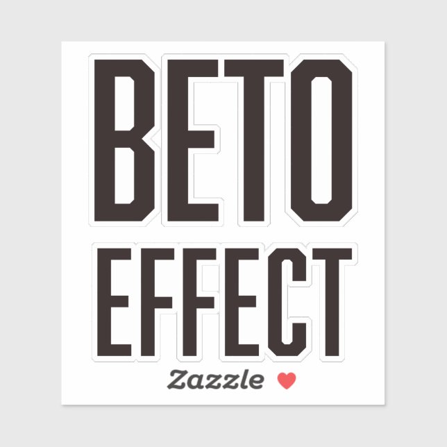 Béto Effet 4X4 Vinyl Sticker (Feuille)