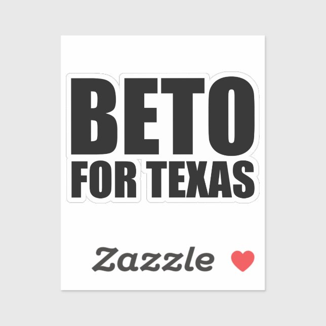 Beto For Texas black modern typography (Sheet)