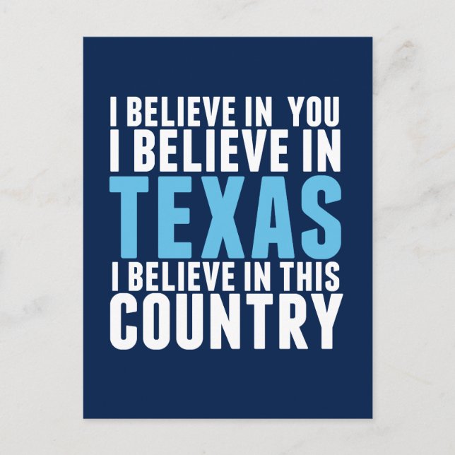 Beto O' Rourke Concession Speech Quote Postcard (Front)
