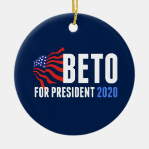Beto O'Rourke for President 2020 Ceramic Ornament