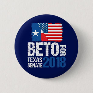 Beto O'Rourke for Texas Senate 2018 Election 2 Inch Round Button