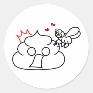Betrayal - Brootsch the PooPoo Classic Round Sticker