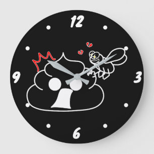 Betrayal - Brootsch the PooPoo Large Clock