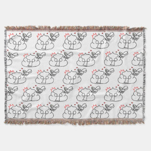 Betrayal - Brootsch the PooPoo Throw Blanket
