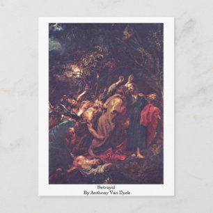 Betrayal By Anthony Van Dyck Postcard