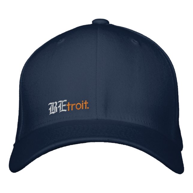 BEtroit. fitted Embroidered Hat (Front)