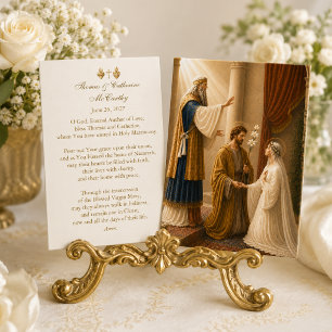 Betrothal Catholic Wedding Prayer Mary Joseph