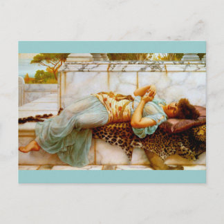 Betrothed by Godward Postcard