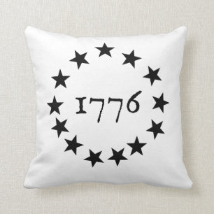 Betsy Ross 1776 Throw Pillow