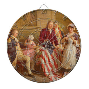 Betsy Ross, 1777 (American History) (USA Patriot) Dartboard