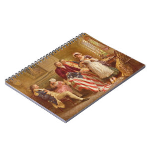 Betsy Ross, 1777 (American History) (USA Patriot) Notebook