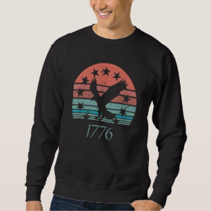 Betsy Ross 4th Of July American Flag 1776 Retro Sweatshirt