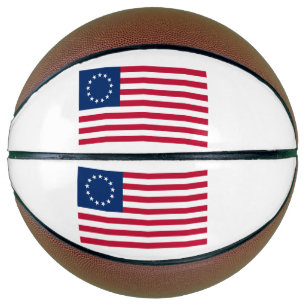 Betsy Ross American Flag Basketball