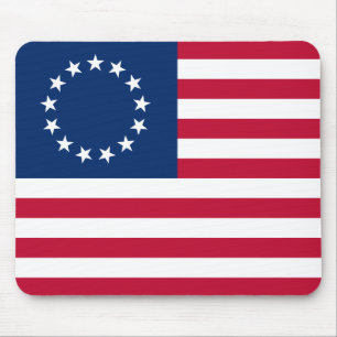 Betsy Ross American Flag Mouse Pad