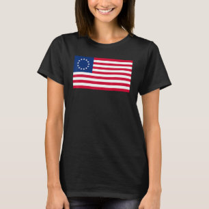 Betsy Ross American Us Flag 1777 Usa Revolutionary T-Shirt