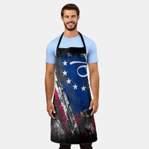 Betsy Ross Flag 1776 Patriotic 4th of July Apron