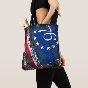 Betsy Ross Flag 1776 Patriotic 4th of July Tote Bag