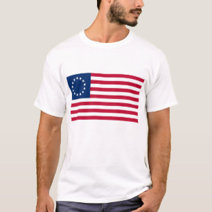 Betsy Ross Flag Design - USA American T-Shirt