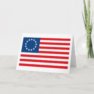 Betsy Ross Flag Greeting Card