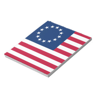Betsy Ross Old Glory American USA Flag Notepad
