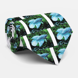 betta,cobalt blue tie
