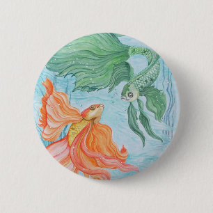 Betta Dance 2 Inch Round Button