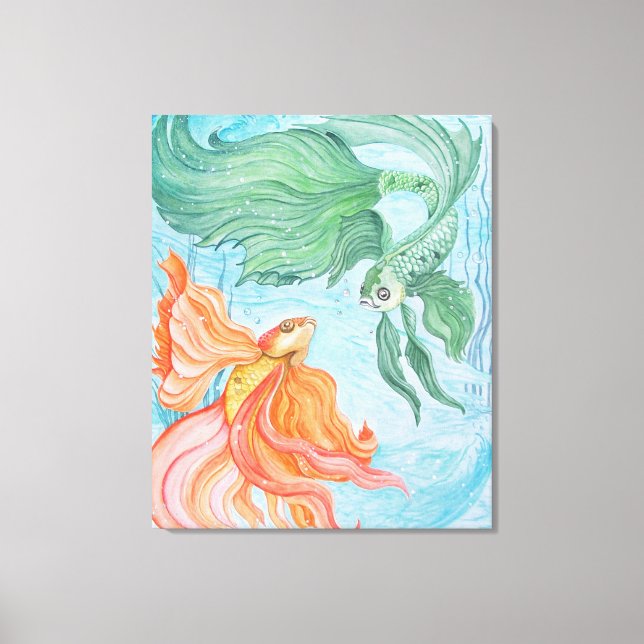 Betta Dance Canvas Print (Front)