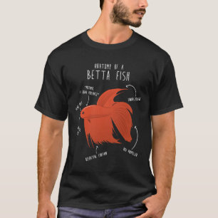 Betta Fish Anatomy T-Shirt