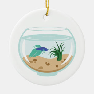 Betta Fish Ceramic Ornament