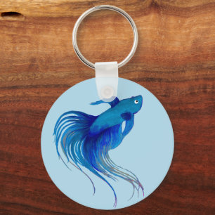Betta Fish Keychain