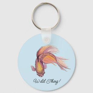 Betta Fish Keychain