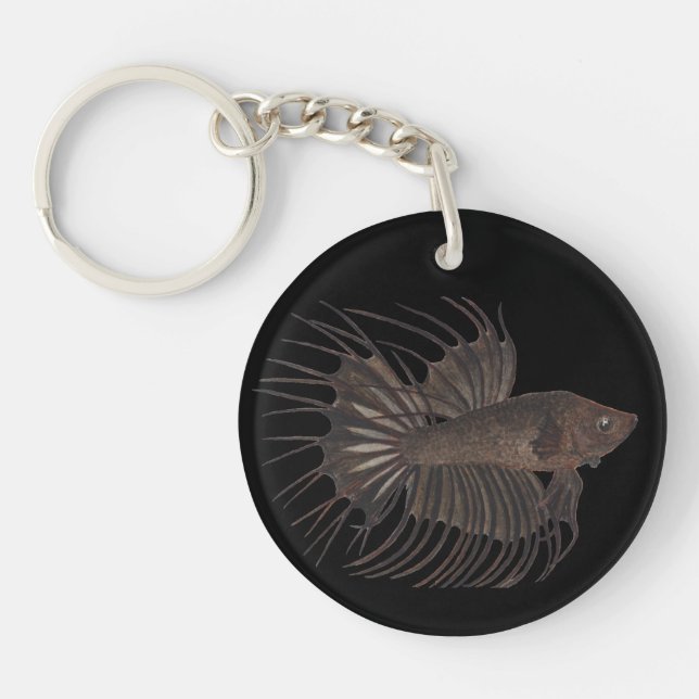 Betta Fish Keychain (Front)