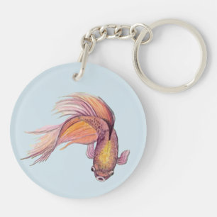 Betta Fish Keychain