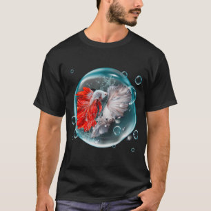 "Betta Fish Lovers Art â€“ Vibrant Siamese Fightin T-Shirt