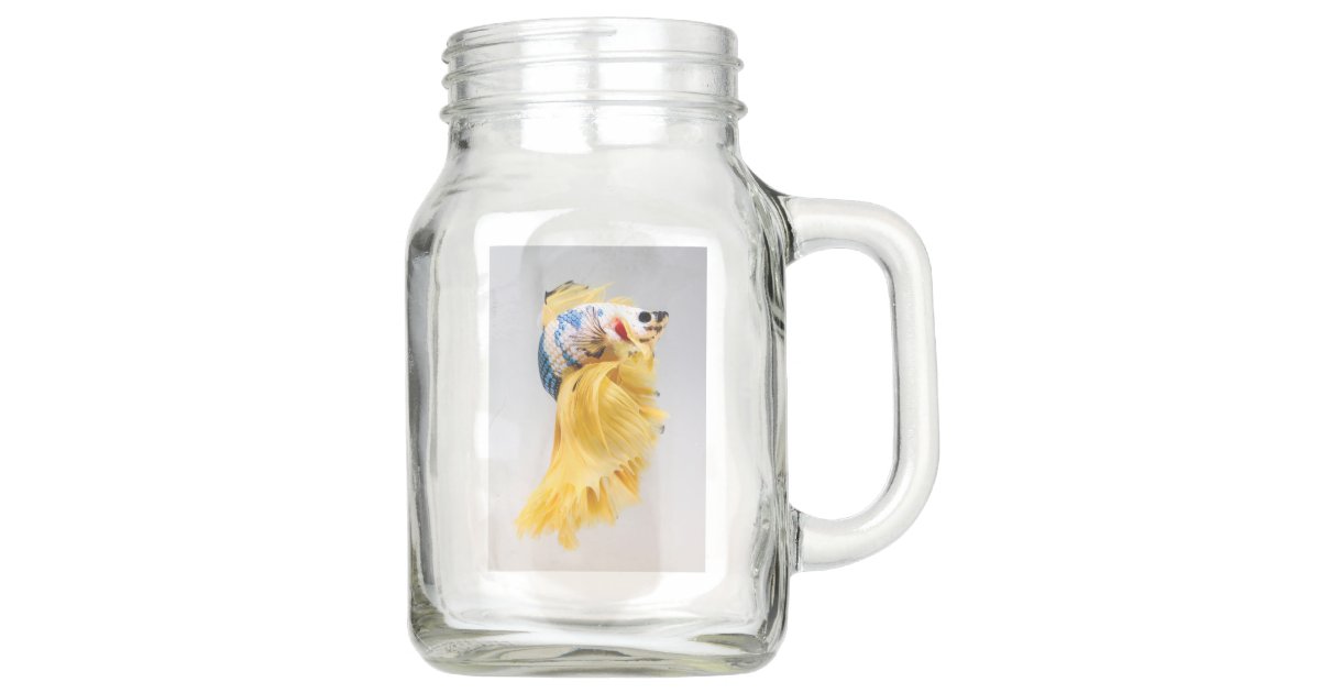 Betta Fish Mason Jar Zazzle