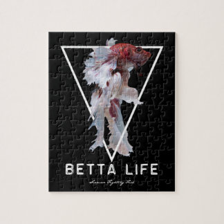 Betta Fish Modern Design Jigsaw Puzzle