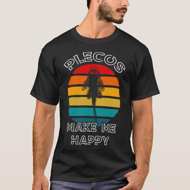 Betta Fish Modern Text Siamese Fighting Fish T-Shirt (Front)
