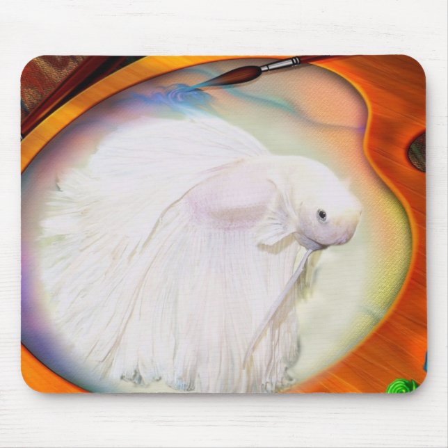 Betta fish mouse pad (Front)