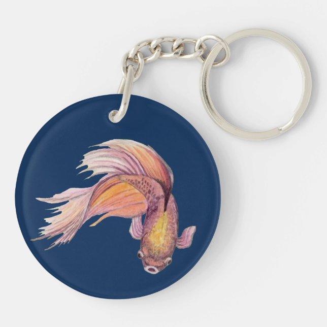 Betta Fish Porte - clé (Dos)