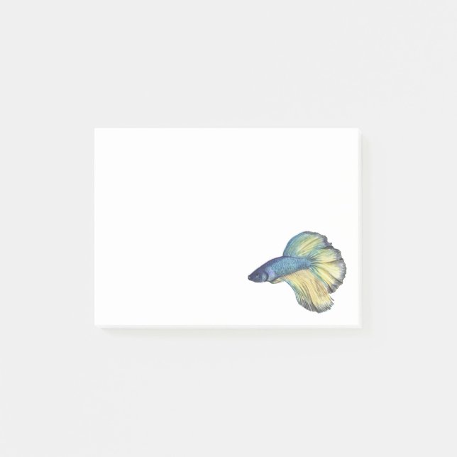 Betta Fish Post-it Notes (Front)
